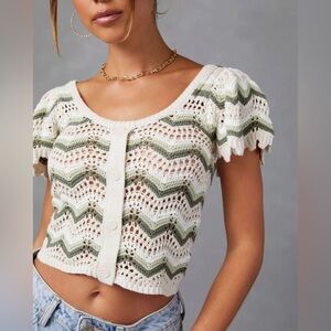 Maelis Knit Crop Cardigan